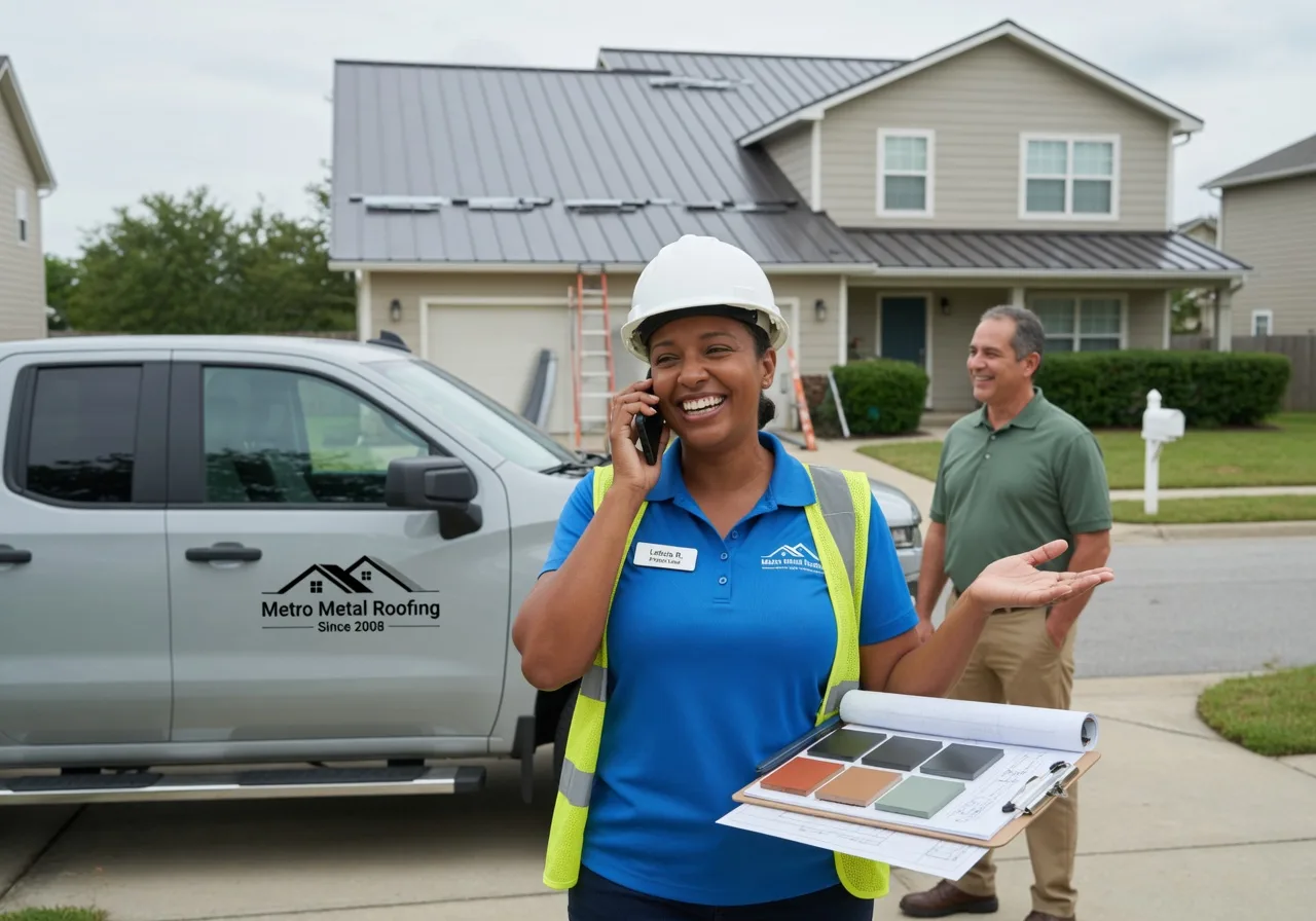 Storm Damage Metal Roof Repair in Gay, GA